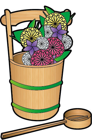 納骨式の供花